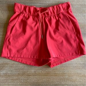red lululemon shorts!